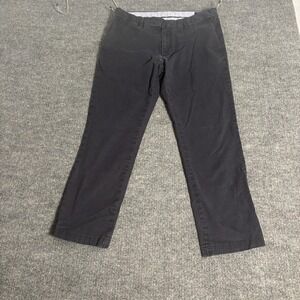 Polo Ralph‎ Lauren Pants Mens 31x30 Black Slim Stretch Chino Twill Flat Front